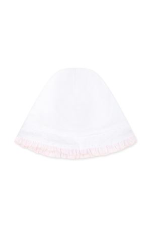 White and pink cotton bonnet LA STUPENDERIA KIDS | TBCP52N01.